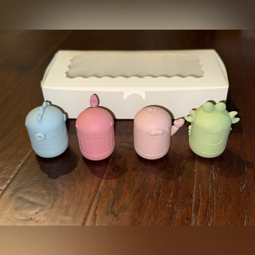Silicone Baby/Toddler Bath Toy Gift Set